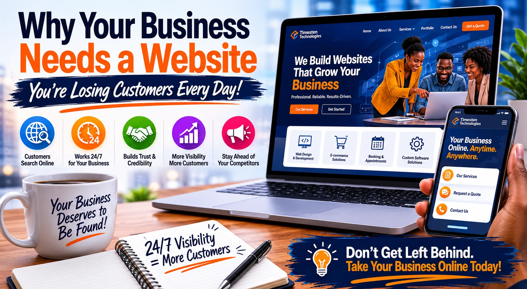 How Kenyan Businesses Lose Sales Every Day Without a Website